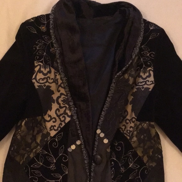 Funky Velvet Blazer - Picture 2 of 5